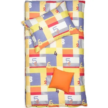 Povlečení SCANquilt TREND číslice barevná 140 x 200, 70 x 90 cm