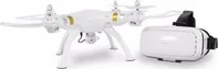 Dron T70VR s živým přenosem obrazu 3D VR brýlí bílý