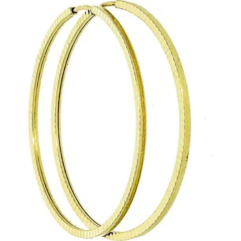 Náušnice Goldstore Zlaté kruhy vybrušované Velikost: 37, Váha: 2.57 g