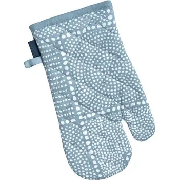 Chňapka SCANquilt chňapka RUKAVICE DEKORO patch tyrkysovobílá 14 x 31 cm