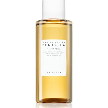 Přípravek na čištění pleti a oči SKIN1004 Madagascar Centella Toning Toner jemné exfoliační tonikum pro citlivou pleť 400 ml