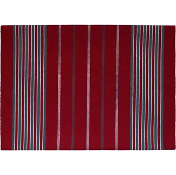 prostírání SCANquilt prostírání MURI proužky červená běhoun delší strana 100-170 cm