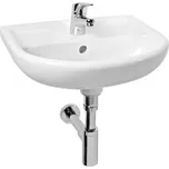 Umyvátko Lyra Plus 45x37 cm, s otvorem, bílé, na stěnu, s přepadem, JIKA, H8153820001041