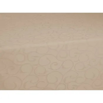 ubrus SCANquilt ubrus SPIRAL kakaová 140 x 220 cm ovál