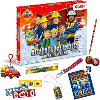 kreativní sada Craze Adventní kalendář Požárník Sam