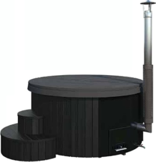 Koupací sud Hot tub DLX 200cm Black edition + Doprava zdarma