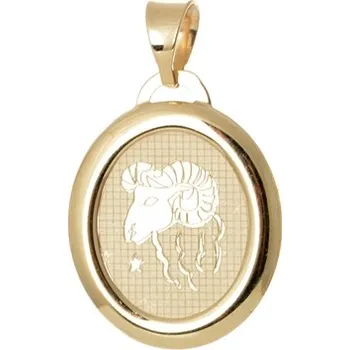 Přívěsek Přívěšek znamení Beran ze žlutého zlata ZZ0903BERF + dárek zdarma