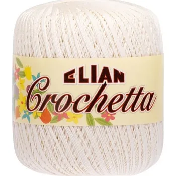 VSV Háčkovací příze Crochetta 3203 - krémová