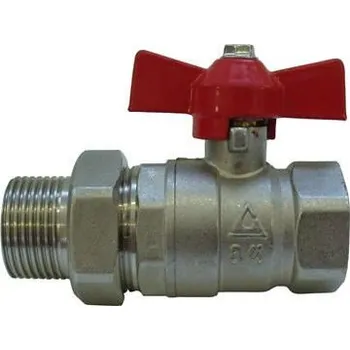 Vodovodní kohout Kohout kulový MF 1/2", se šroubením, motýl, voda