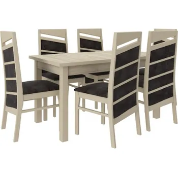 Jídelní set jídelní set pro 6 osob Rodos 12 odstín sonoma adrk