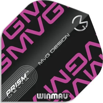 Příslušenství pro šipky Winmau Letky Prism Delta - Michael van Gerwen - Black & Purple W6915.246