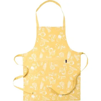 Kuchyňská zástěra SCANquilt zástěra DEKORO zelenina žlutobílá 60 x 80 cm