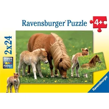 Puzzle Puzzle Roztomilí poníci 2x24d. Ravensburger