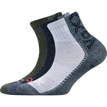 REVOLTIK dětské sportovní ponožky VoXX - balení 3 páry 20-22 (30-34) mix A kluk