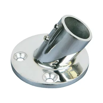 Zábradlí Patka kruhová k zábradlí 22mm, 60°, nerez A4