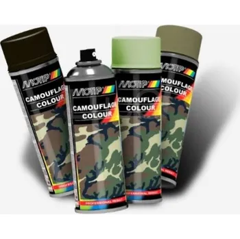 Barva ve spreji Motip Kamuflážní sprej matný RAL 6006 400 ml