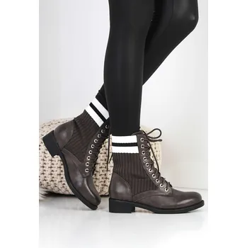 Dámská zimní obuv MODERN WORLD Kotníkové boty s úpletem MD7308-2G Velikost: 37