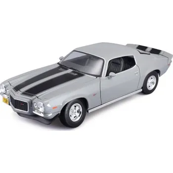 Hračka Maisto Chevrolet 1971 Chevy Camaro Z/28, šedý 1:18