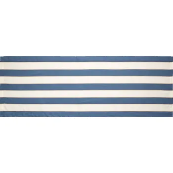 prostírání SCANquilt prostírání AKRA pruhy bílomodrá běhoun delší strana 100-170 cm