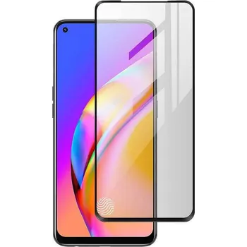 3x Picasee 3D tvrzené sklo s rámečkem pro OPPO A94 5G - černé - 2+1 zdarma