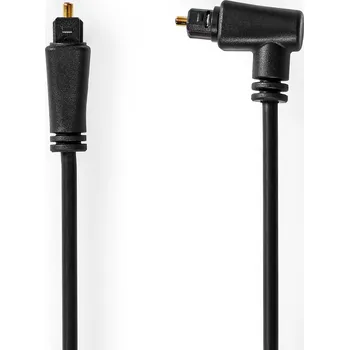 Audio kabel Nedis Optický audio kabel | TosLink Zástrčka | TosLink Zástrčka | Otočný | 2.00 m | Kulatý | PVC | Černá | Obálka