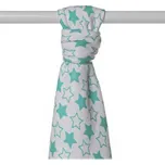 Kikko Bambusové osušky 90x100 cm - vysoká savost Little Stars Turquoise