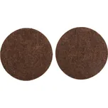 Podložka samolepící filc hnědý - průměr 50mm - 2ks VOREL