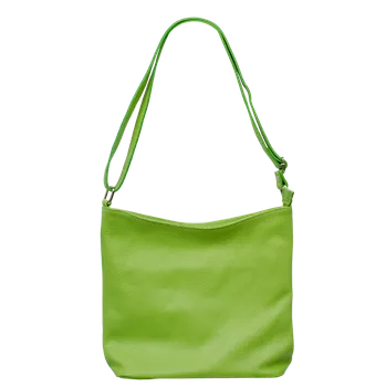 Kabelka NovaKabelka.cz Kožená italská crossbody kabelka Ebe Verde Chiaro