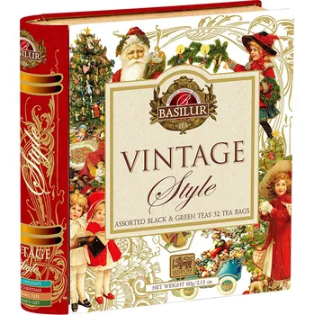 Čaj BASILUR Vintage Style Book 32 sáčků