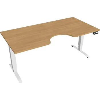 Kancelářský vozík HOBIS ergo elektr.stavitelný stůl 180 cm, paměť. ovlad. - MSE 3M 1800, dub + doprava zdarma