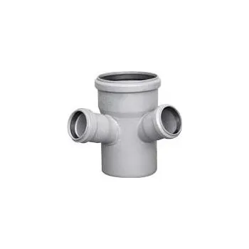 Kanalizační potrubí Odbočka rohová 45° HTED 110/50/50 mm, PP, vnitřní kanalizace