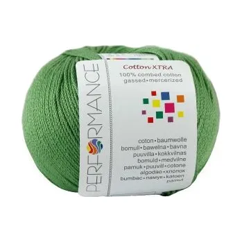 Příze Performance Bavlněná příze Cotton Xtra 161 - zelená 50g 150m