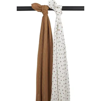 látková plena Meyco Mušelínové pleny 2-balení Mini panther toffee