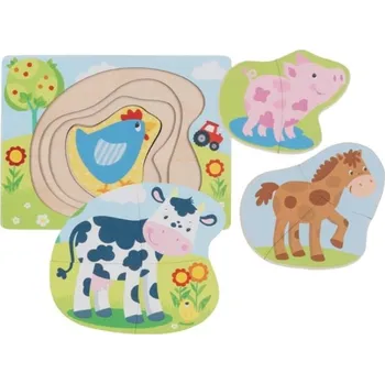 Dětské zboží Vícevrstvá vkládačka Zvířátka z farmy