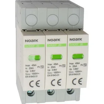 Přepěťová ochrana Svodič přepětí NOARK EX9UEP 2 (C), 20kA, 1200V DC, 3TE, pro neuzem. systémy
