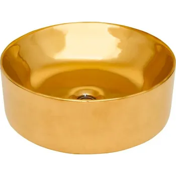 Umyvadlo INVENA - Umyvadlo na desku KOS TREND 42 cm, zlatá CE-38-009-C