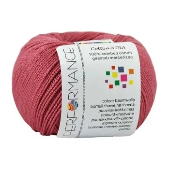 Příze Performance Bavlněná příze Cotton Xtra 29 - růžová 50g 150m