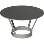 Meidingerova hlava EURO 200 mm, komínová stříška, nerez