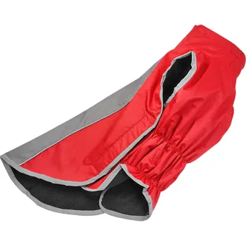 Obleček pro psa PET ARTIST Bunda pro psa s reflexními prvky Barva: Červená, Velikost: 3XL