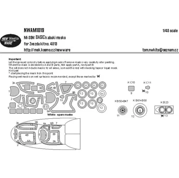 Plastikový model 1/48 Mask Mi-35M BASIC (ZVE 4813)
