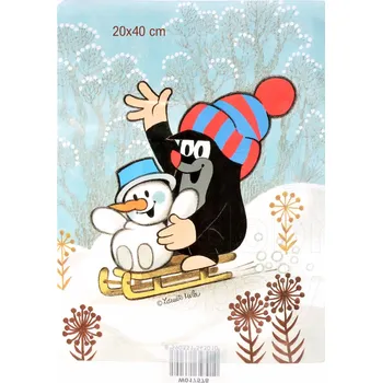 Sáček na potraviny Mikulášský celofánový sáček "Krteček"20x40xcm 1 ks