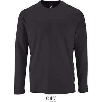 Pánské tričko SOL'S Pánské triko s dlouhým rukávem Imperial Barva: Šedá myší, Velikost: L