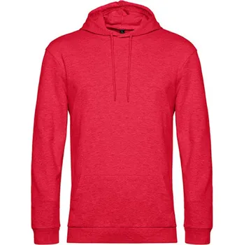 Pánská mikina B&amp;C Unisex mikina WU03W Heather Red XS