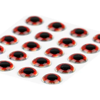 Sybai 3D Epoxy Eyes Holographic Red 3mm