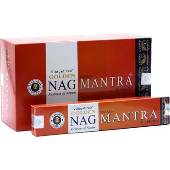 Vonná tyčinka Vijayshree Vonné tyčinky Golden Nag Mantra, 15 g
