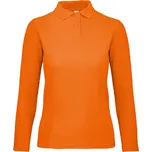B&C Dámská polokošile s dlouhým rukávem PWI13 Orange XS