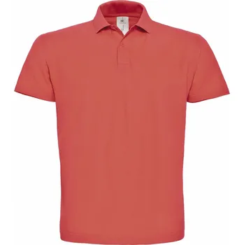Pánská košile B&C Unisex polokošile PUI10 Pixel Coral XL