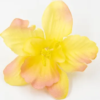 umělá květina Orchidej 001 žlutá