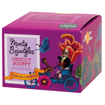 Čokoláda Monty Bojangles Čokoládové lanýže sypané kakaem 100g