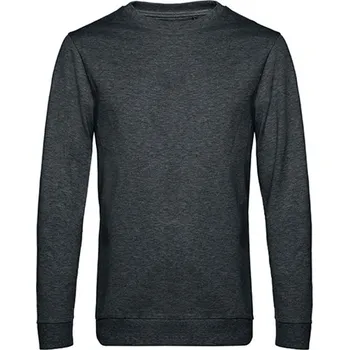 Pánská mikina B&amp;C Unisex mikina WU01W Heather Asphalt 3XL